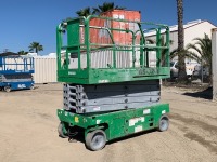 2015 GENIE GS3246 SCISSORLIFT, electric, 32' lift, extendable platform, 213 hours indicated. s/n:GS4615A-135926