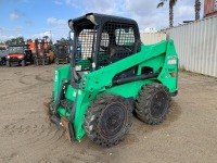 2018 BOBCAT S630 SKIDSTEER LOADER, aux hydraulics, canopy, 1,301 hours indicated. s/n:AHGL14159