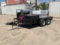 MI-T-M AMHGB3505-S HEATED PRESSURE WASHER, Honda gasoline, 3,500psi, 250 gallon tank, hose reel, portable. s/n:15012542