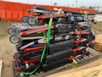 PALLET OF APPROX. (7) FERNO 28Z PROFLEXX GURNEYS W/ASSORTED PARTS --(LOCATED IN COLTON, CA)--