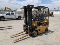 DAEWOO GC20S-2 FORKLIFT, 4,000#, 80" mast, 3-stage, 188" lift, sideshift, dual fuel, canopy. s/n:06-02313