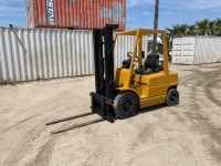 HYSTER FORKLIFT, 80" mast, 2-stage, 120" lift, sideshift, lpg, canopy. s/n:D171B11788R