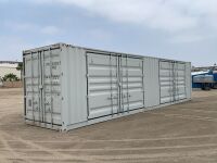 2024 40' CONTAINER, (2) side doors w/lock box, front door w/lock box. s/n:QT24401393 --(LOCATED IN COLTON, CA)--